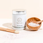 Pink Clay Mask - with Bamboo Bowl and Brush Kit.